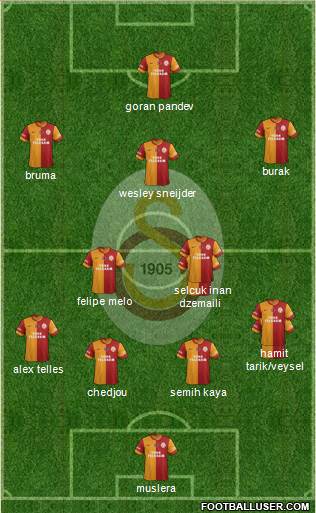 Galatasaray SK Formation 2014