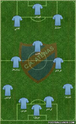 Club Atlético Atenas Formation 2014