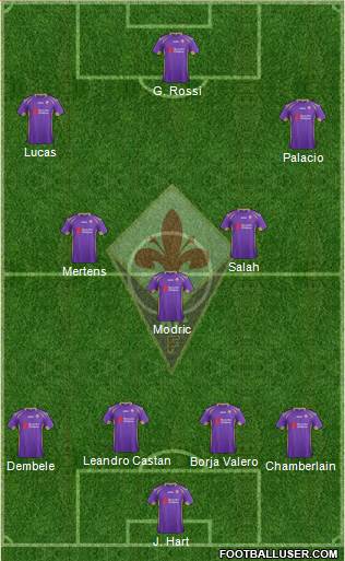Fiorentina Formation 2014