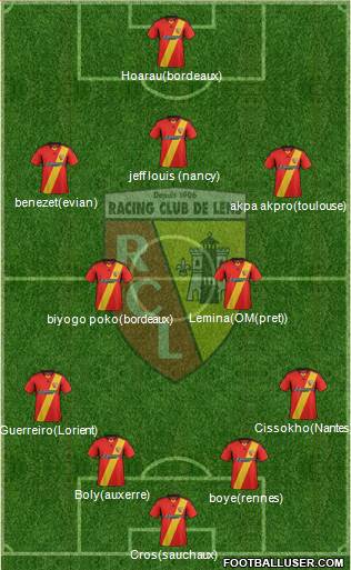 Racing Club de Lens Formation 2014