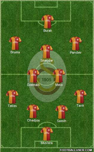 Galatasaray SK Formation 2014