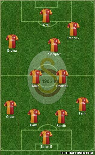 Galatasaray SK Formation 2014