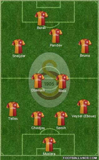 Galatasaray SK Formation 2014