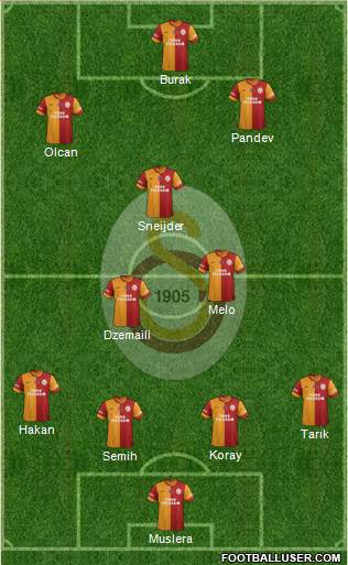 Galatasaray SK Formation 2014