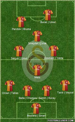 Galatasaray SK Formation 2014