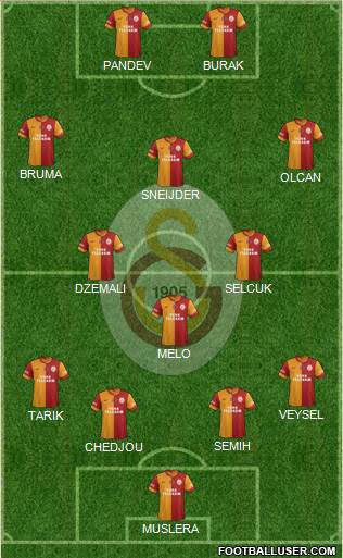 Galatasaray SK Formation 2014