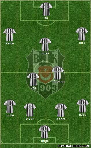 Besiktas JK Formation 2014