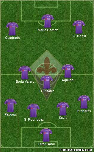 Fiorentina Formation 2014