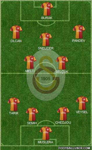 Galatasaray SK Formation 2014