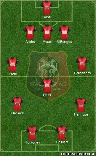 Stade Rennais Football Club Formation 2014