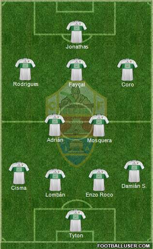 Elche C.F., S.A.D. Formation 2014