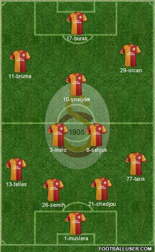 Galatasaray SK Formation 2014