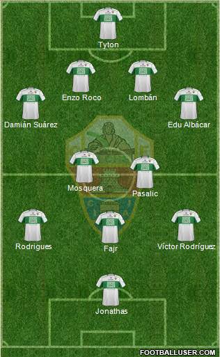 Elche C.F., S.A.D. Formation 2014