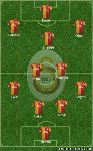 Galatasaray SK Formation 2014