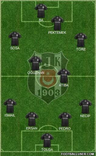 Besiktas JK Formation 2014