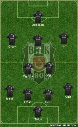 Besiktas JK Formation 2014