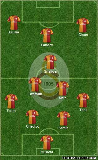 Galatasaray SK Formation 2014