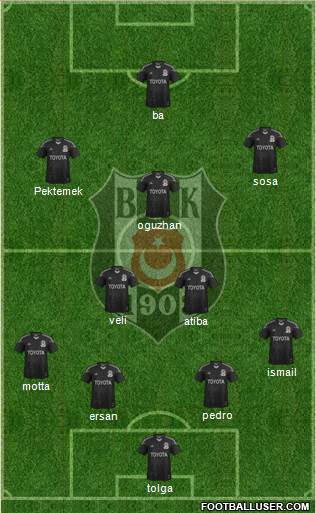 Besiktas JK Formation 2014