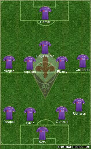 Fiorentina Formation 2014