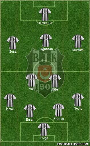 Besiktas JK Formation 2014