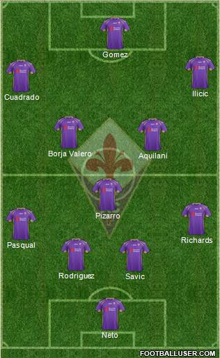 Fiorentina Formation 2014
