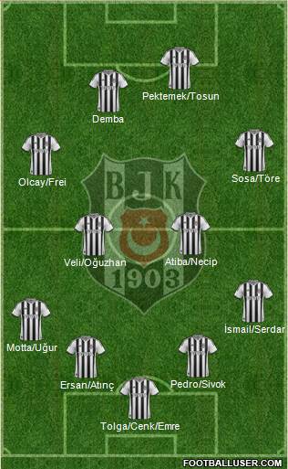 Besiktas JK Formation 2014