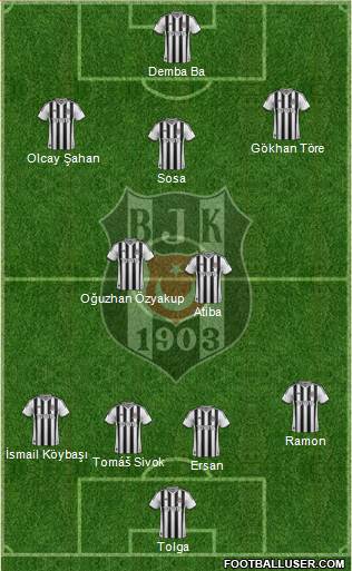 Besiktas JK Formation 2014