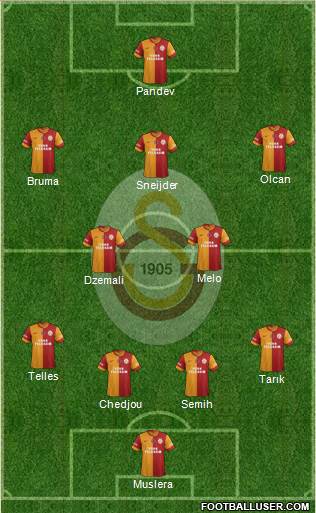 Galatasaray SK Formation 2014