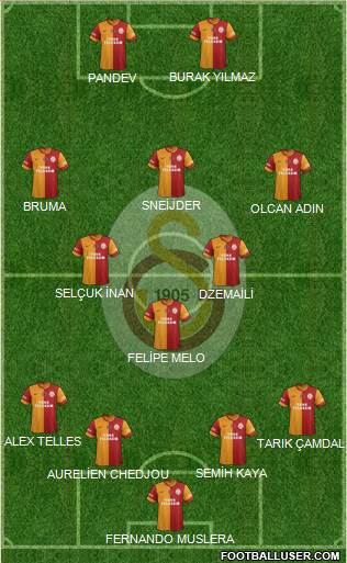Galatasaray SK Formation 2014