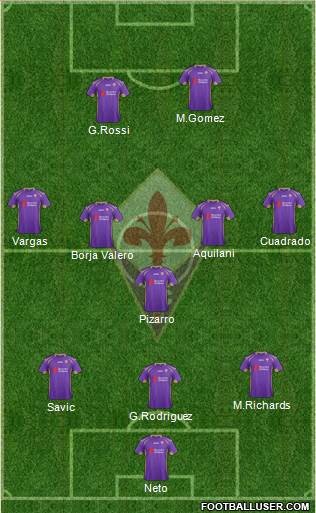 Fiorentina Formation 2014