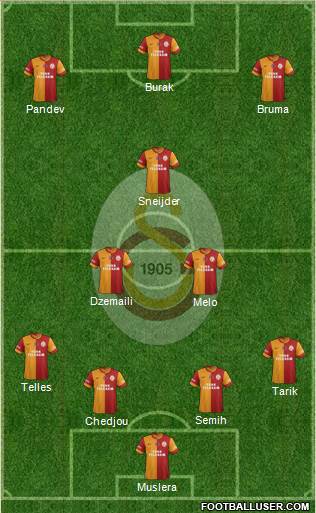 Galatasaray SK Formation 2014