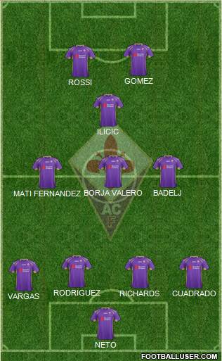 Fiorentina Formation 2014