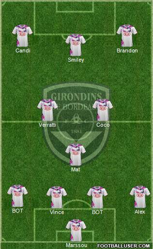 FC Girondins de Bordeaux Formation 2014