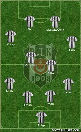 Besiktas JK Formation 2014