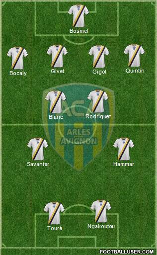 Athlétic Club Arles-Avignon football formation