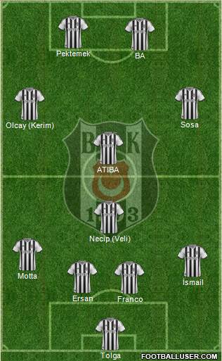 Besiktas JK Formation 2014