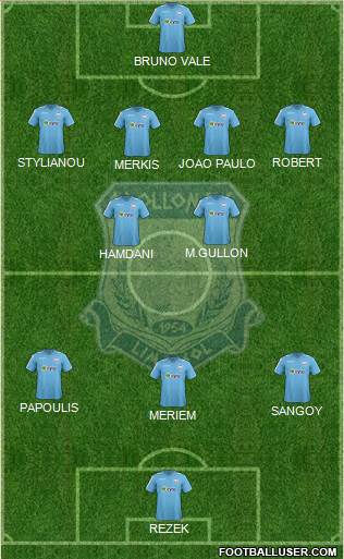 AMO Apollon Limassol Formation 2014