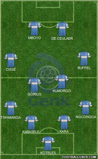 K Racing Club Genk Formation 2014