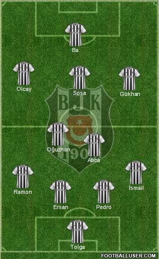 Besiktas JK Formation 2014