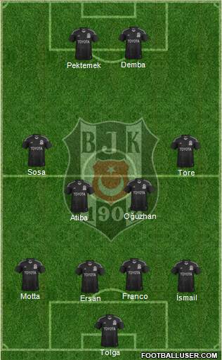 Besiktas JK Formation 2014