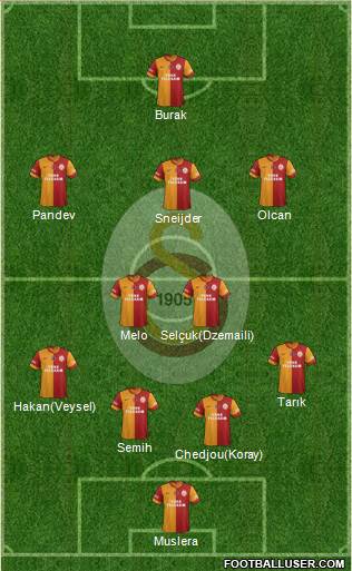 Galatasaray SK Formation 2014