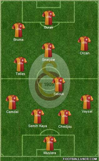 Galatasaray SK Formation 2014