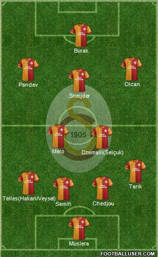 Galatasaray SK Formation 2014