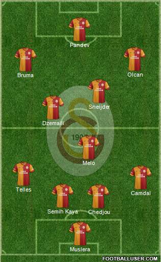Galatasaray SK Formation 2014