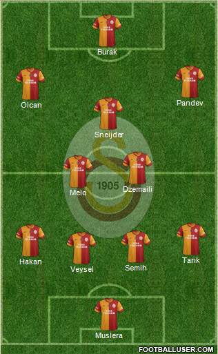 Galatasaray SK Formation 2014