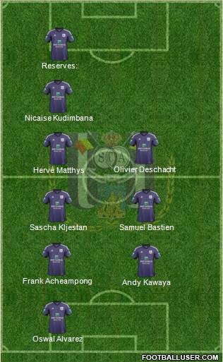 RSC Anderlecht Formation 2014