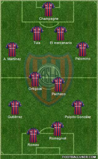 San Lorenzo de Almagro Formation 2014