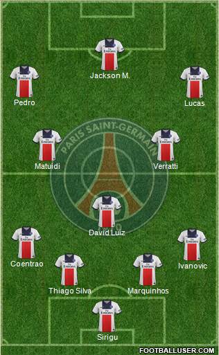 Paris Saint-Germain Formation 2014