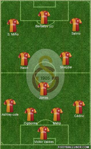 Galatasaray SK Formation 2014