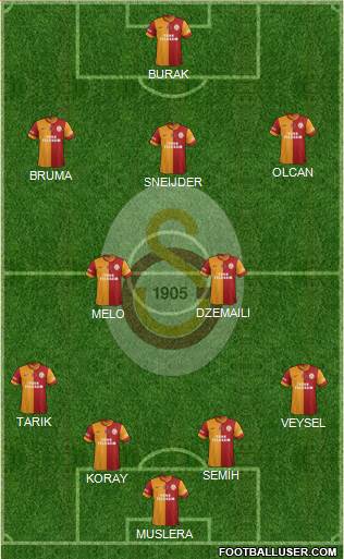 Galatasaray SK Formation 2014